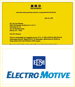Certificación Internacional Electro Motive